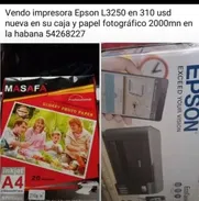 Vendo impresora Epson L3250 en 310 usd con transporte incluido en la habana 54268227 - Img 50164133