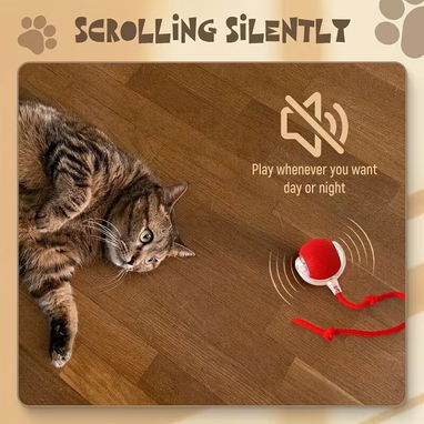 ☎️53544655 🛵 Entrega Disponible ⭐Pelota Interactiva Eléctrica para Gatos ( Verde ) ⭐ - 4/9