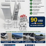 Kit tipo torre para instalar paneles solares nuevos en caja con domicilio incluido!!! - Img 56384627