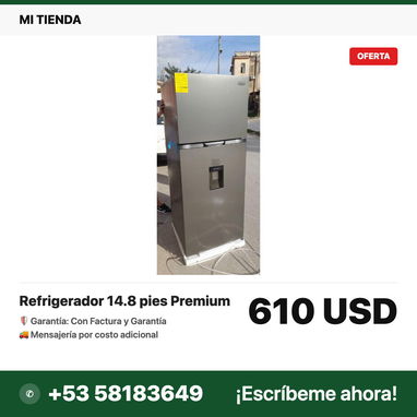 🧊 ¡REFRIGERADORES NUEVOS DE PAQUETE! ❄️ CON FACTURA Y GARANTÍa 🥩🍓 - Img 118102796
