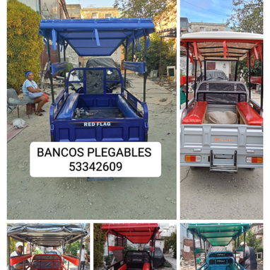 Techos, juegos de bancos y parabrisas para su triciclo. - Img 123346812