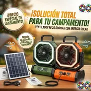 Abanico Recargable c/Panel Solar F-6 - Img 57593610