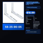 SOPORTE DE PARED PARA COMPRESOR DE SPLIT S.P.C VPT -0177 - Img 57903686