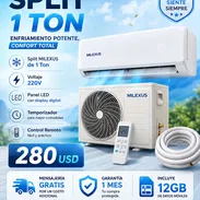 Split MILEXUS de 1 Ton ( cubre un espacio de 12 a 18 m2 ),Control Remoto ,Timer + Oferta de 12GB de datos moviles - Img 55636656