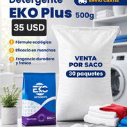 Detergente EKO venta por saco de 30 pqtes de 500g - Img 56681785
