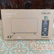 Smart TV Visión 43 pulgadas Soporte a la pared Cajita interna 300USD Transporte incluido en La Habana - Img 55078247