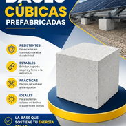 Dados de concreto para paneles solares - Img 57791317