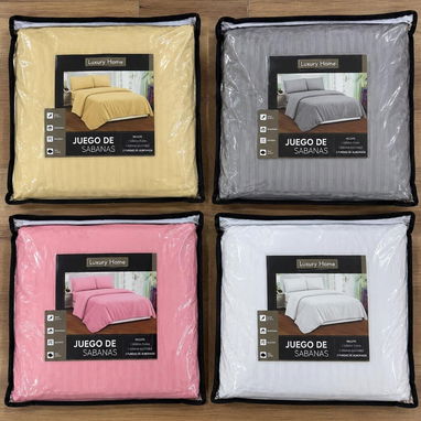 Juego de sábanas cameras de 4 piezas marca Luxury Home (DH) - 2/2
