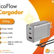 🔅Cargador EcoFlow-65W-estación de energía portátil-batería portátil-power station-energía de respaldo-para apagones🔅 - Img 57617219