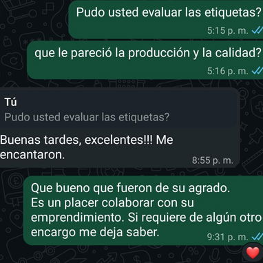 ETIQUETAS DE ALTA CALIDAD....56694235. CREATIVA ENTORNOS - Img 124787684
