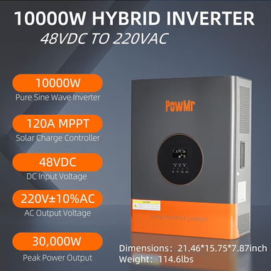 Inversor Solar Híbrido PowMr 10 kW - Img 117632007