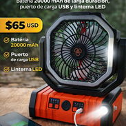 Ventiladores recargables F6 65 usd - Img 56740899