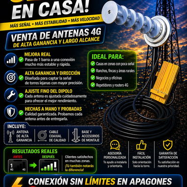 Antenas 4g de disco - Img 120061834