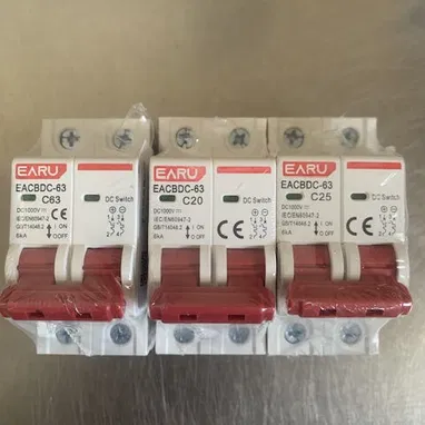 Portafusibles 2P con led y 2 fusibles de 25A incluidos, supresores 500VDC, breaker DC 63 y 80A, transfer automático Geya - Img 121565603