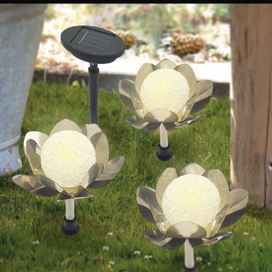 Set de 3 lámparas solares de jardín - 2/2
