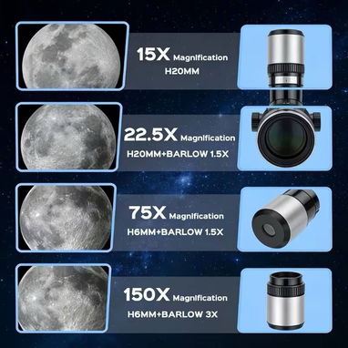 Telescopio astronómico portatil - 6/10
