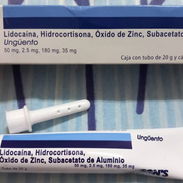 Tengo ungüento de lidocaína con oxido de zinc y subacetato de aluminio el tubo 20 gr - Img 57895982