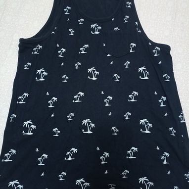 Camisetas desmangadas de hombre talla L azulitas - 2/2