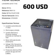 Lavadora automática Royal - Img 45544313