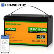 Batería Lifepo4 Eco-Worthy 12v 150ah - Img 53418492