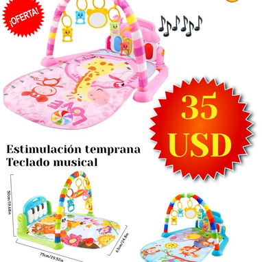 Carrusel de bebe y Gimnasio de bebé - 2/3