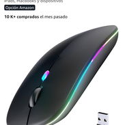 Mause inalambricos usb con luces led con batería interna - Img 49280963