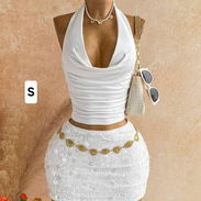 Conjunto de saya de lentejuelas - Img 57834731