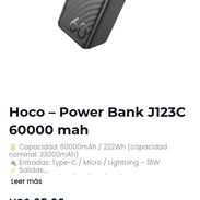 Hoco – Power Bank J123C 60000 mah 🔋 - Img 58497846