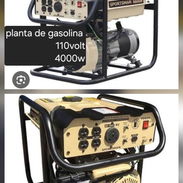 Planta electrica de gasolina 4000w 4 tiempos adaptable a gas - Img 57595920