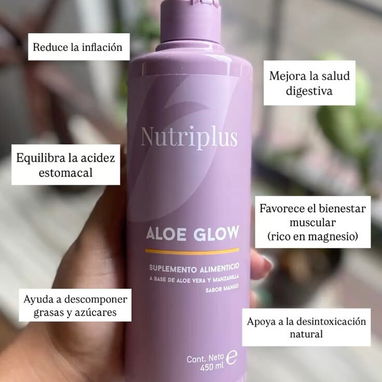 🌿 Aloe Glow Nutriplus Farmasi | Bebida de Aloe Vera | Digestión Piel Radiante Energía - Img 121057932