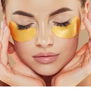 Mascarilla de ojos en polvo de colágeno cristalino con gel de oro - Img 55988041