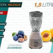 Licuadora con jarra de vidrio MILEXUS. Producto con factura y garantía que usted estrena - Img 52076284