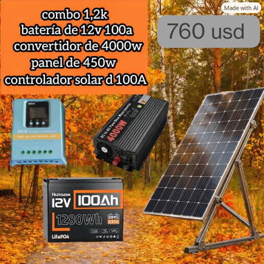 Combos de paneles, ecoflow, cable y baterías - 7/10