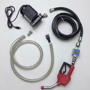 Bomba de gasolina petróleo diesel combustible de 110v con medidor digital. Nueva en caja. Kit de transferencia - Img 57774828