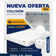 Colchones Eón y Eko cameros con Mensajería gratis - Img 56349687