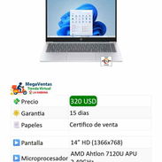 PORTÁTIL HP 14 EMOOO2WM DE 14 " ATHLON 7 4 / 128 - Img 55789739