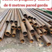 Tubos de hierro x 6 metros de pulgada y cuarto pared gorda con entrega gratis factura y seguro en el servicio la Habana - Img 57663859