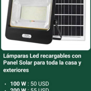 Estaciones de energía bluetti, ecoflow, inversores, lámpara led recargable+panel, cable adaptador solar y kit para panel - Img 121566603
