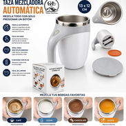 👑Taza térmica mezcladora magnética automática giratoria, útil para viajes, de acero inoxidable,11 mil características - Img 56140830