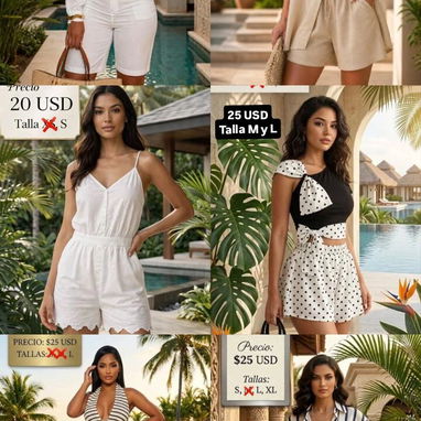 Conjuntos de blusa y shorts - 3/7