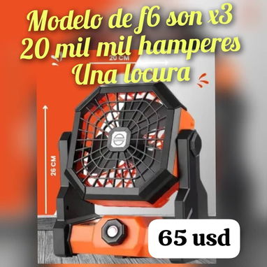 Ventiladores y equipos de música recargables - Img 124331256