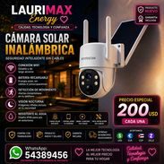 🔒☀️ ¡CÁMARA SOLAR INALÁMBRICA! ☀️🔒 cell 54389456 - Img 56356213