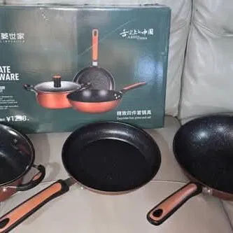 ✨Set de dos sartenes y olla antiadherente ✨ - Img 121897010