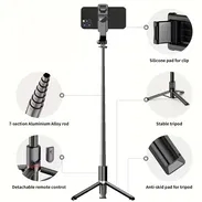 SELFIE STICK | TRIPODE CELULAR | TRIPOD PHONE | PALO SELFIE | SOPORTE CELULAR | TRIPODE SMARTPHONE | CONTROL BLUETOOTH | - Img 55795180