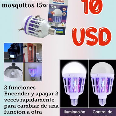 Lámpara mata mosquitos - 2/6