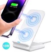 Soporte de carga Inalámbrica GAR 157 1 hGalaora 15W  entrada tipo C compatible a OPONE, Samsung Galaxy S21,S20,S10 - Img 49894983