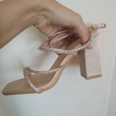✨ Sandalias elegantes con brillantes – Modelo de primera calidad ✨ - Img 122614323