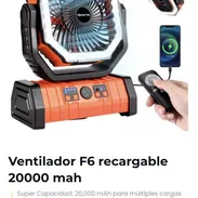 Ventilador F6 recargable 20000 mah - Img 55718408