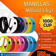 MANILLAS COMPATIBLES MiBand 5, 6 y 7   venta Habana - Img 55287762