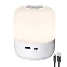 🌙💡 LÁMPARA DE NOCHE LED RECARGABLE – CONTROL TÁCTIL Y 3 COLORES 🔋✨ - 2/10
